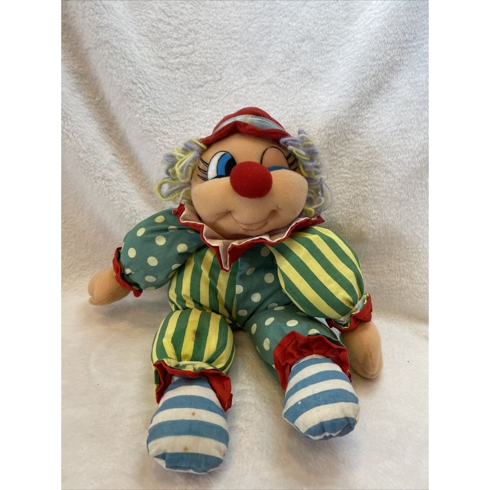 Vintage Clown Plush New Looks by Flowers Inc Balloons please read description‎